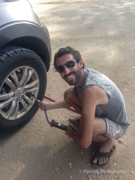 Dégonflage des pneus pour un séjour dans l'outback australien