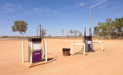 Station service sur la Stuart highway