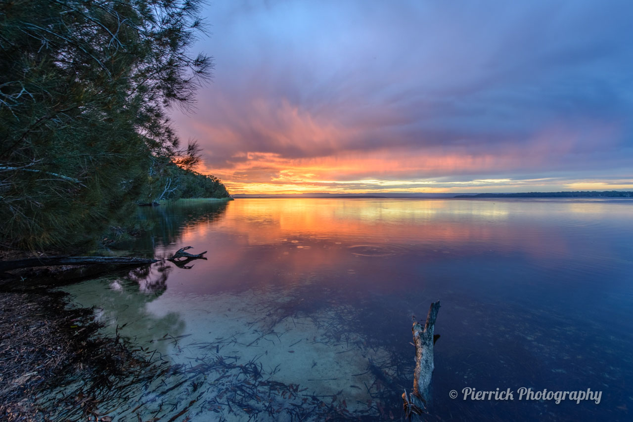 Jervis bay - Parc national de booderee - St georges basin au coucher de soleil