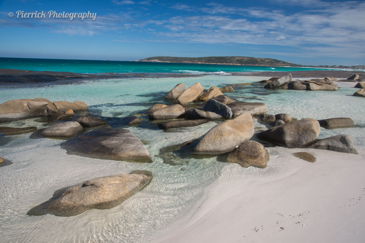 Plage dans le parc national Cape arid