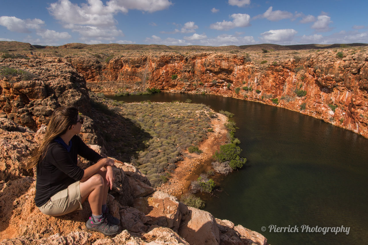 Yardie creek gorge dans le parc national Cape range