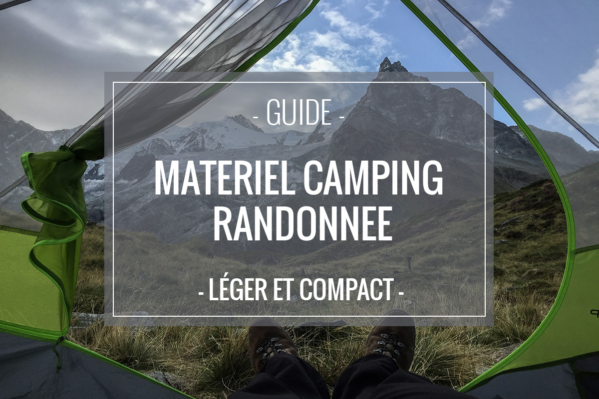 Matériel de camping léger et compact