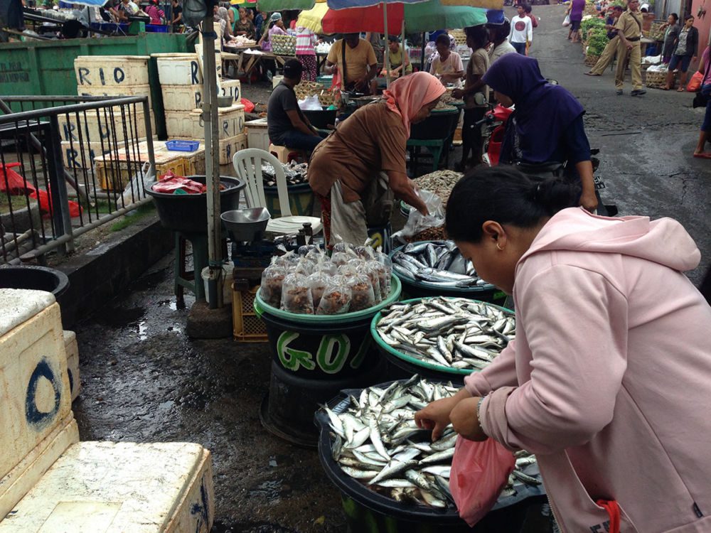 Marché de Padar Balang à Denpasar sur Bali