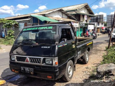 Véhicule du trajet Bali à Sembalun Lawang