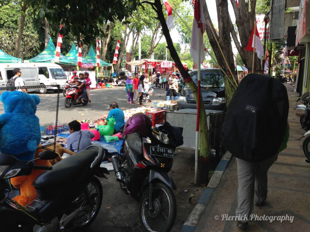 Marcher à pied sur Bali