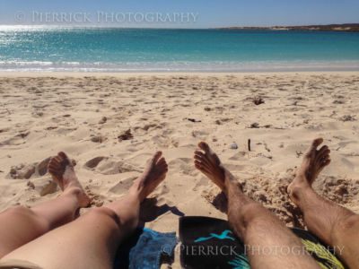 Farniente sur une plage paradisiaque en Australie