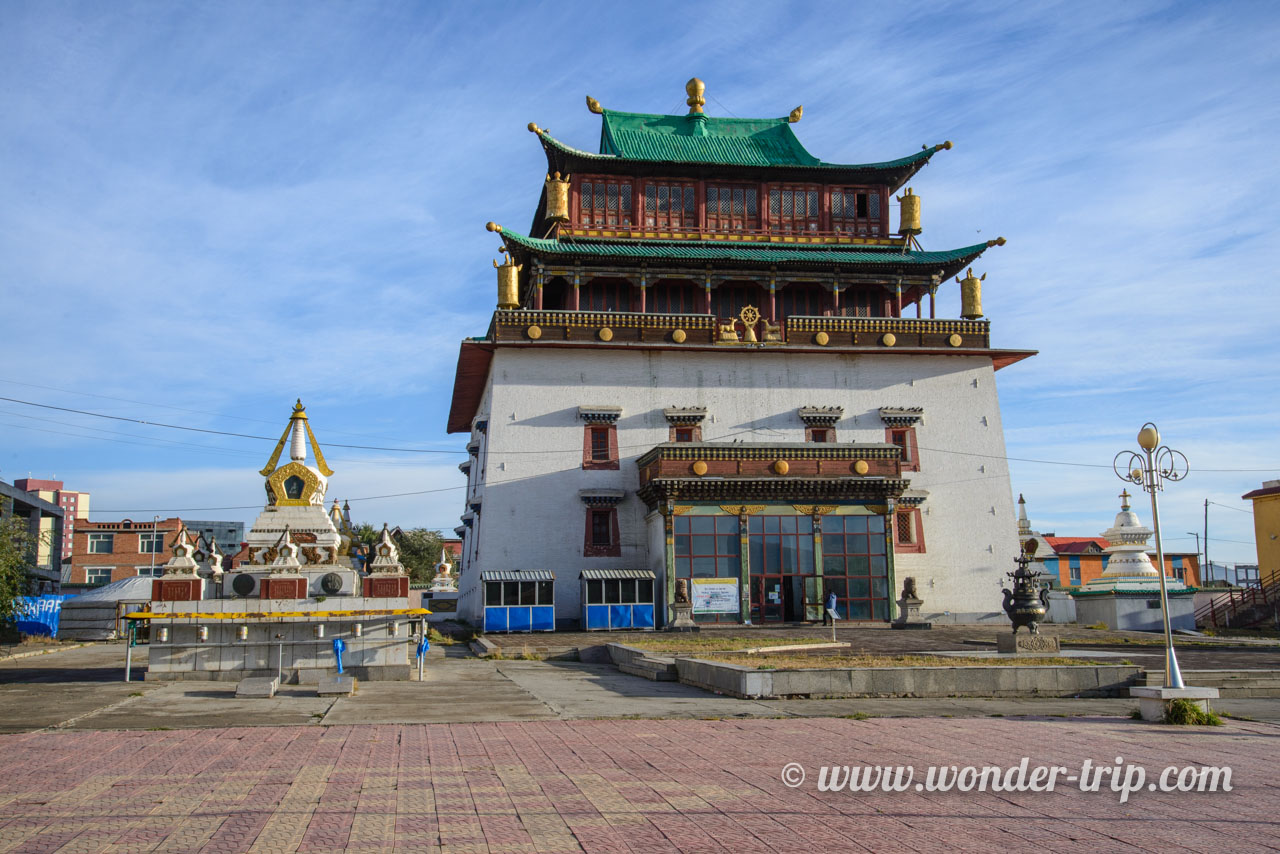 Gandan Khiid temple à Oulan-Bator