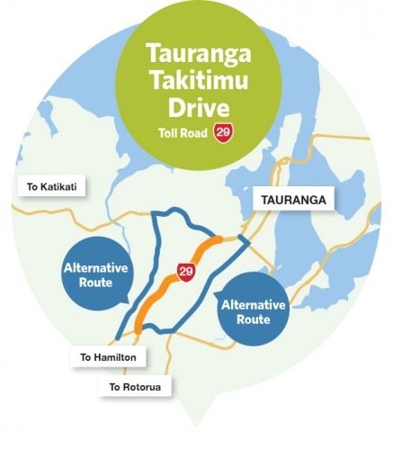 Route à péage de Tauranga Takitimu Drive