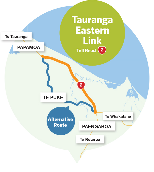 Route à péage de Tauranga Eastern Link