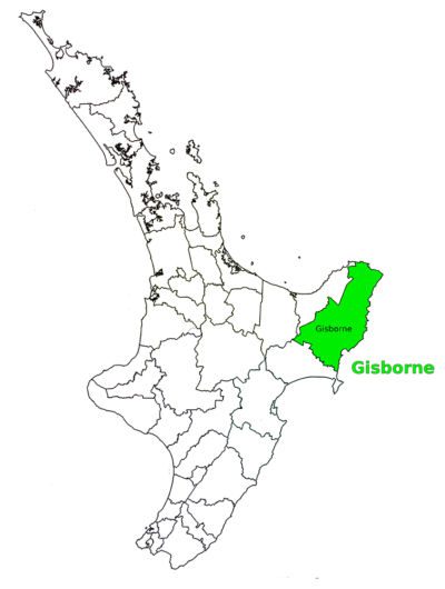 Région Gisborne - Règles du camping sauvage en Nouvelle-Zélande