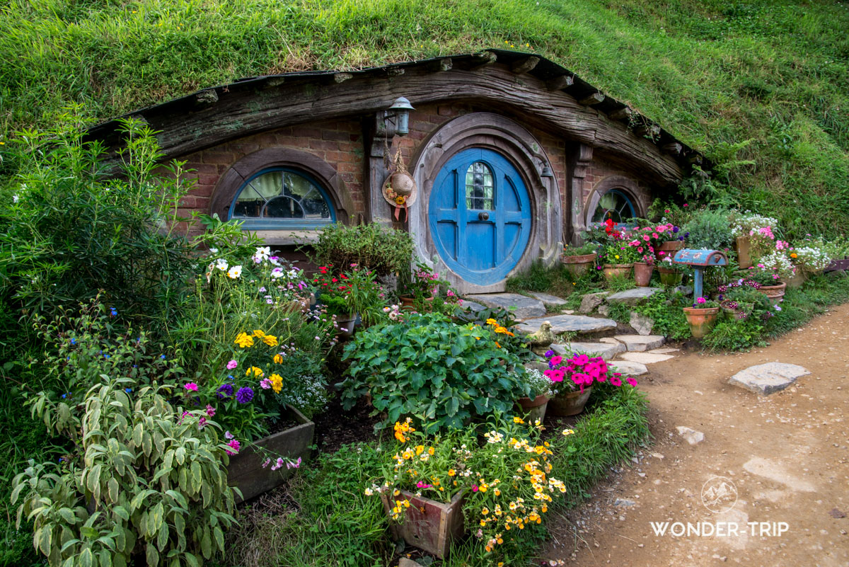 Hobbiton Village hobbits - Maison de hobbit