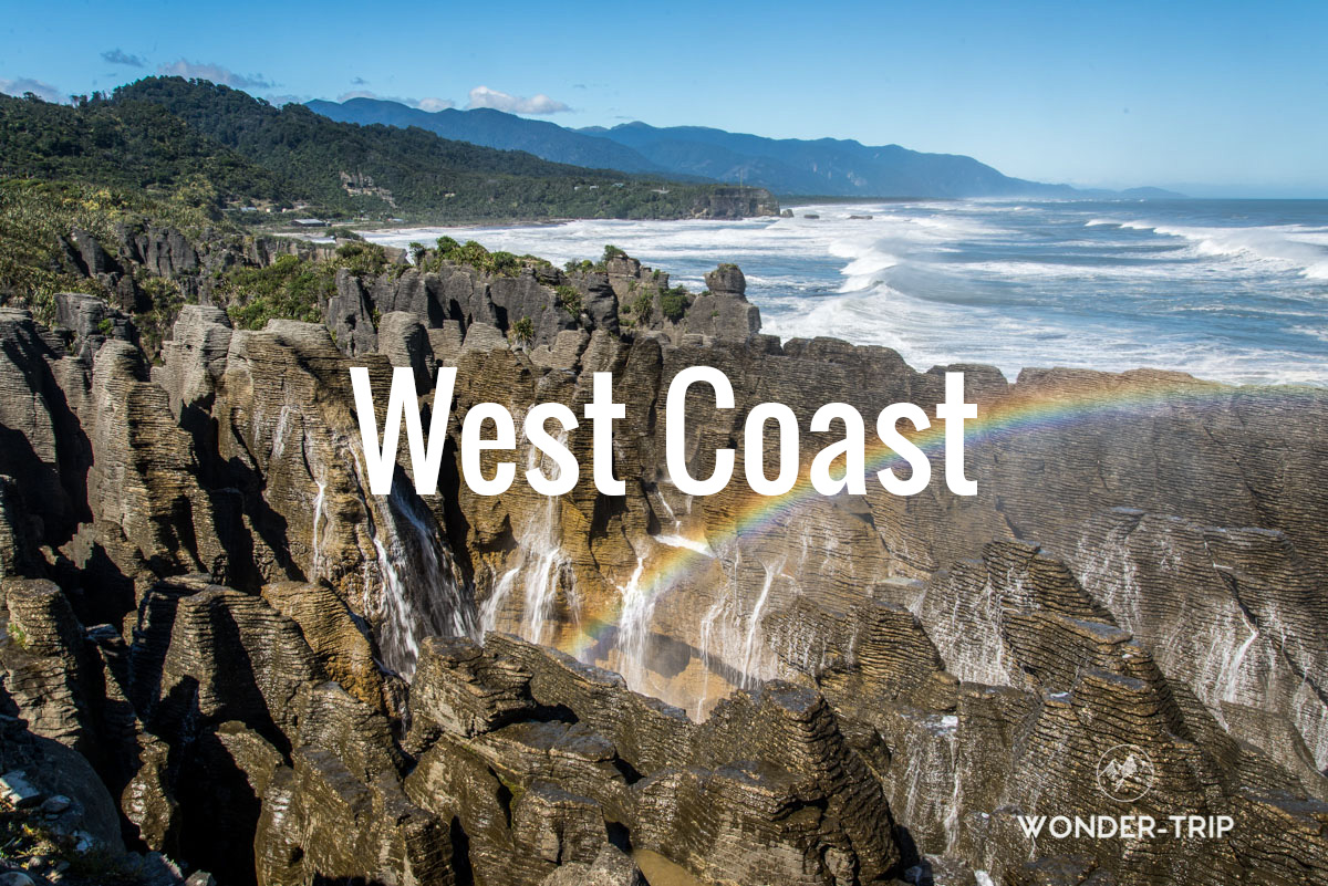 Destination populaire Nouvelle-Zélande - West coast