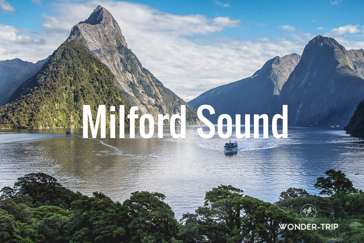 Destination populaire Nouvelle-Zélande - Milford sound