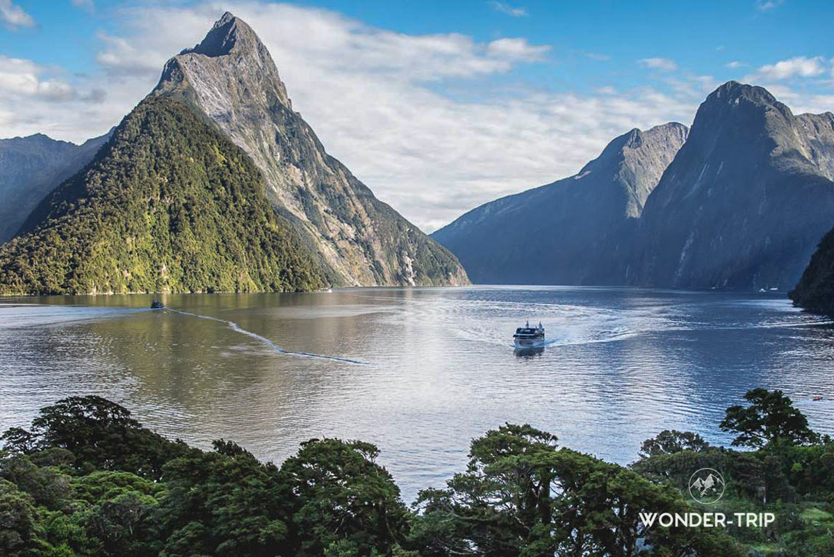 Croisière dans le fjord à Milford Sound