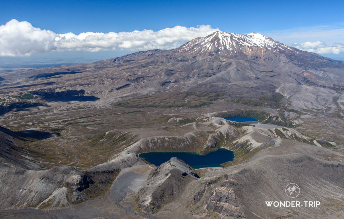 Panorama depuis mont Ngauruhoe