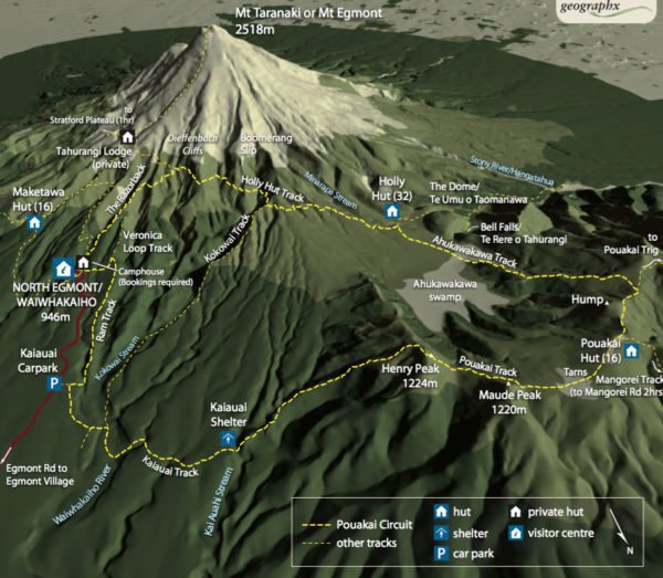 Carte Pouakai circuit