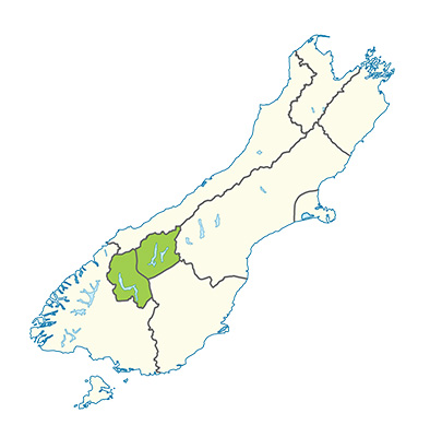 Carte de la région de Queenstown et Wanaka - Quand partir ?