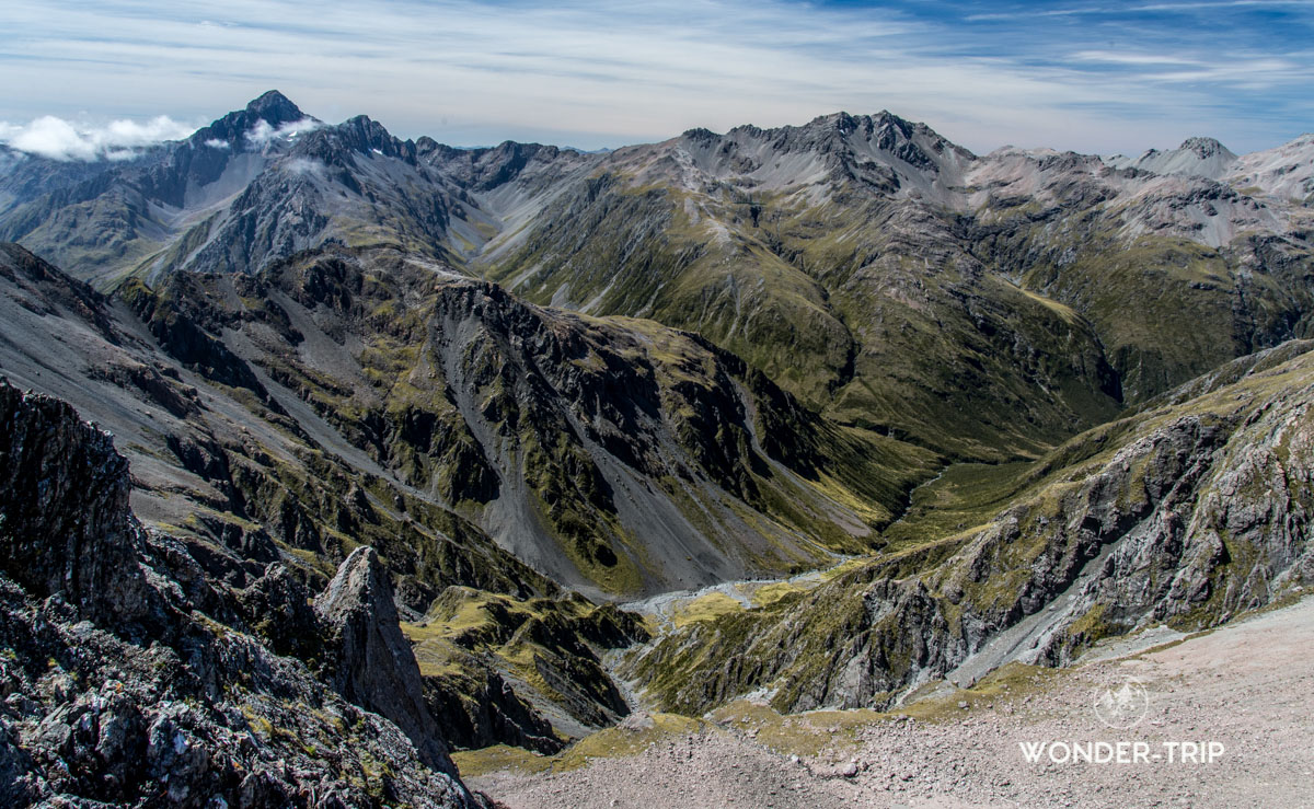 Randonnée de Temple basin - Arthur's pass