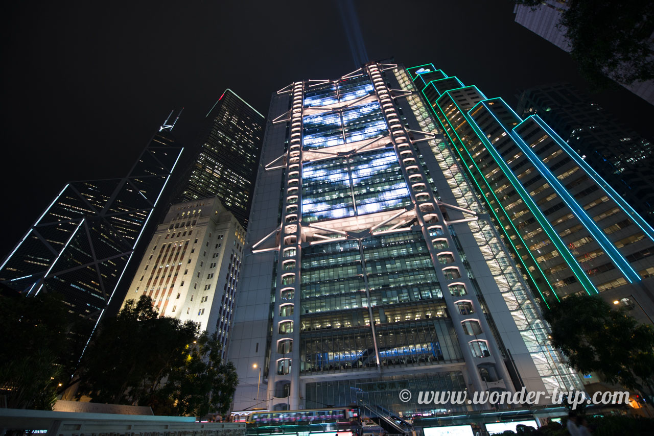 Deux backpackers perdus dans le centre ville  de Hong  kong 