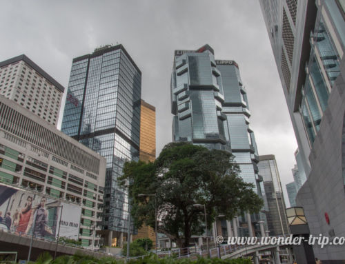 Deux backpackers perdus dans le centre-ville de Hong-kong