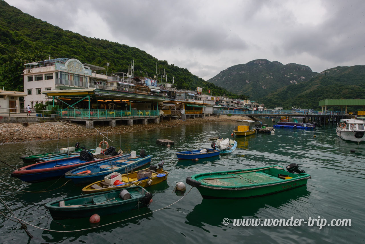 Port de l'île de Lamma à Hong Kong