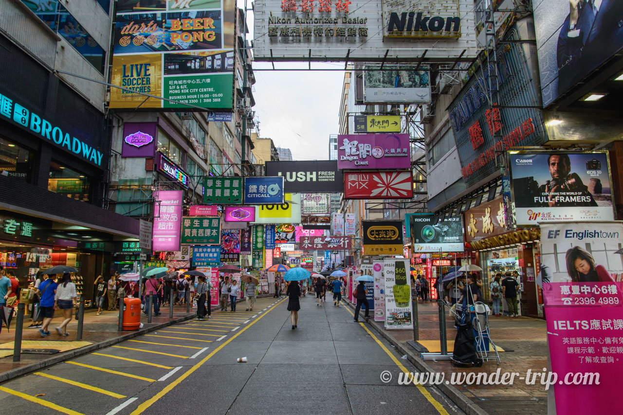 Shanghai street à Hong-kong